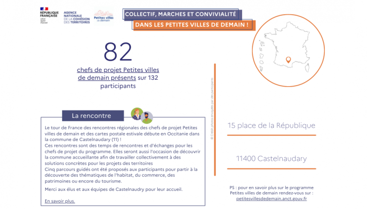 Carte postale Occitanie - PVD verso