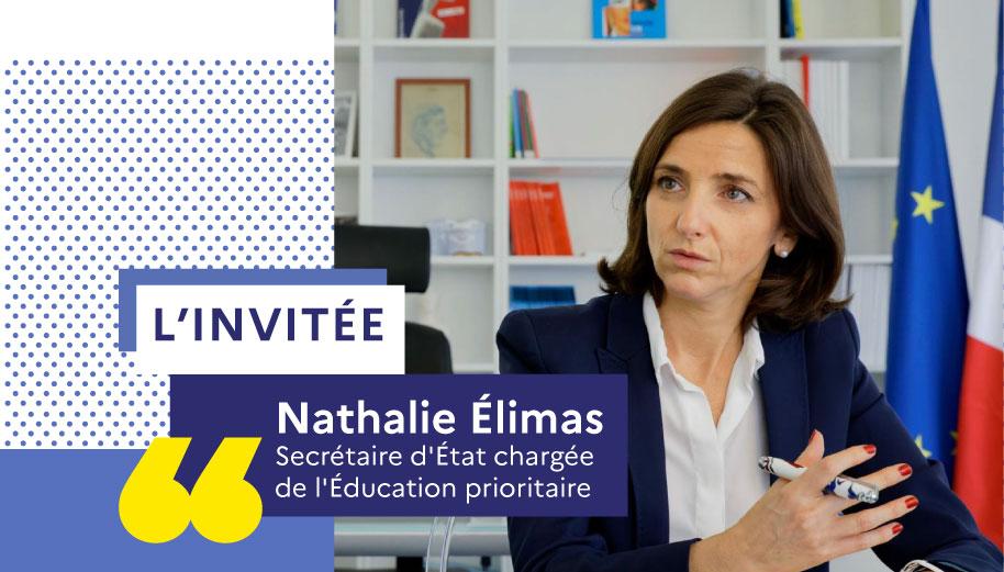 Portrait Nathalie Élimas, secrétaire d'Etat à l’éducation prioritaire