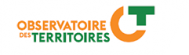 Logo orange et vert de l'Observatoire des territoires